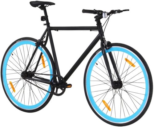 Test VidaXL – Bike – Fixie – Black – 55cm – Blue – Fiets pendelen