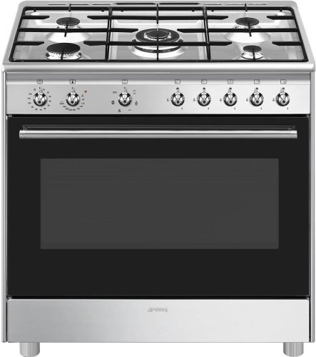 Test wok SMEG CX91GMXNLK – Gasfornuis – 90 cm – RVS – 5 kookzones