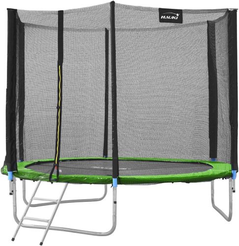 Trampoline Ø244 cm HAUKI review: veilig springen in de tuin