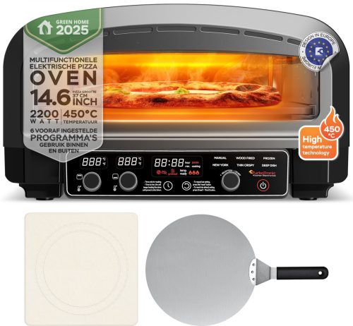TurboTronic PO14 Elektrische Pizza Oven review: krokante bodem