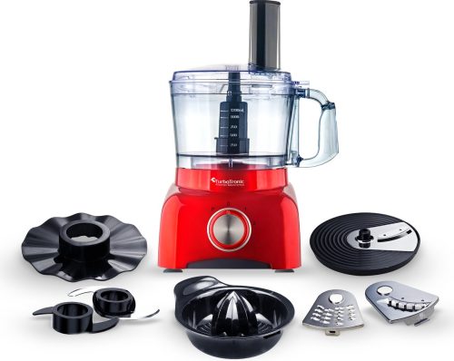 TurboTronic TT-FP800 Food Processor – 800W – 1.2 L – Rood review