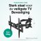 Tv Beugel Draaibaar en Kantelbaar review: draaibare kijkhoek
