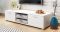 TV meubel kast – dressoir – 140 cm breed – wit test: opbergruimte
