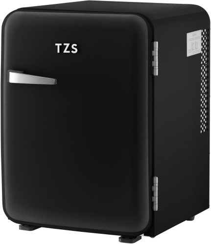 TZS First Austria Mini koelkast – Minibar – 40 liter – Vrijstaand – Volledig stil 22dB – Retro – Zwart review: stil voor slaapkamer, energiezuinig