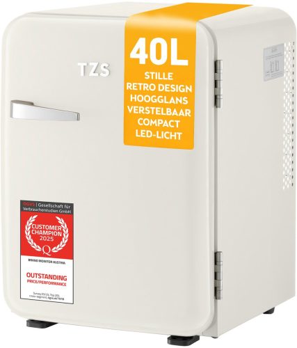 TZS First Austria Mini koelkast test: stil 22 dB, energiezuinig