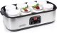 TZS First Austria Yoghurtmaker – 25W – Timer – Inclusief 8x180ml glazen potjes – Zilver review: huisgemaakte yoghurt, probiotica