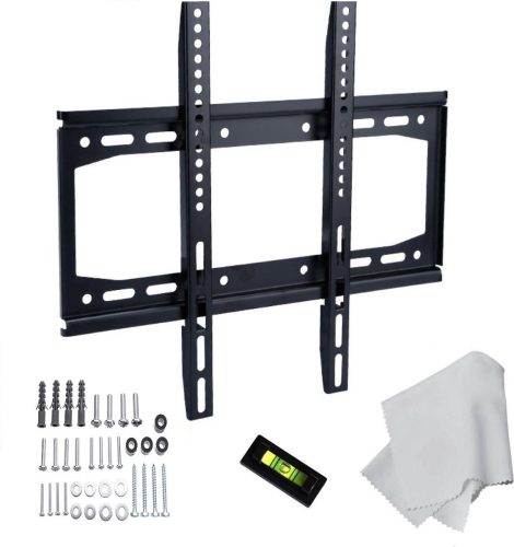 Universele TV Muurbeugel- 26 t/m 60 inch Muur Steun Ophang Beugel TV Wandhouder extra plat / Inclusief poetsdoekje, waterpas review