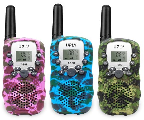 UPLY Walkie Talkie voor Kinderen en Volwassenen – Portofoon – 5KM Bereik – Set van 3 review: ideaal voor camping