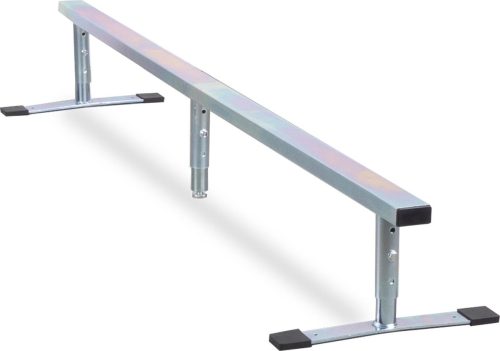 Urban Street Ramps Flatbar Grindrail 185 Cm Zilver test: grinden