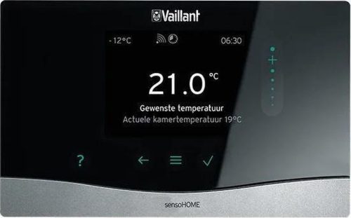 Vaillant sensoCOMFORT VRC720 F draadloze weersafhankelijke systeemregelaar test: energie besparen met smart home koppeling