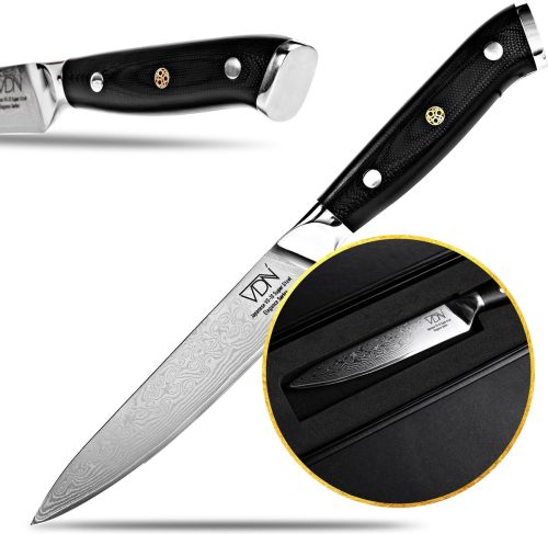 VDN Universeel Officemes damaststaal review: scherp snijden