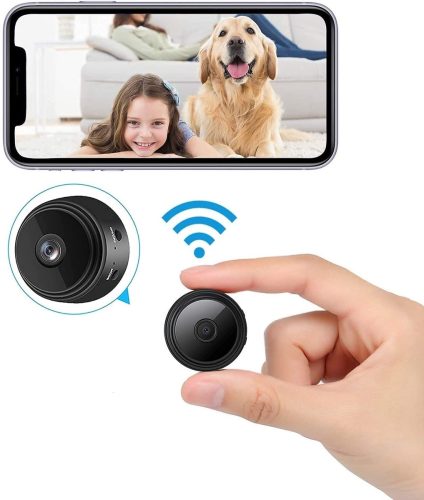 Verborgen Camera – Bewakingscamera Voor Binnen – 1080P Full HD+WiFi – 1 Stuk – Huis & Kantoor+Zwart review: discrete 1080p huisbeveiliging