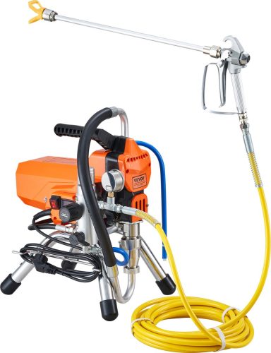 VEVOR Hogedruk Airless Spuitpistool 2200W Verfspuit test latex