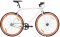 VidaXL – Bike – Fixie – White – 55cm – Orange review stadsfiets