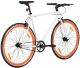 VidaXL – Bike – Fixie – White – 55cm – Orange review stadsfiets