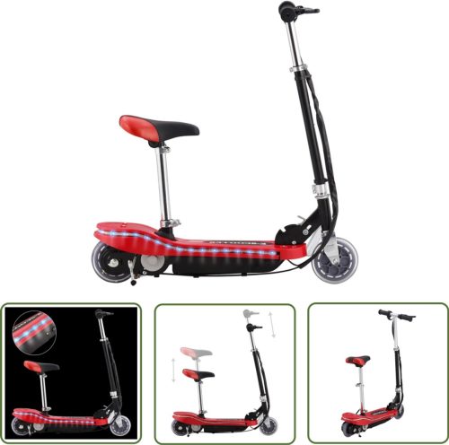 vidaXL Elektrisch Kinderfietsje review: LED kinderstep met zadel