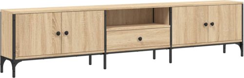 vidaXL – Tv-meubel – met – lade – 200x25x44 – cm – bewerkt – hout – sonoma – eikenkleur review: veel opbergruimte woonkamermeubel
