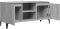 vidaXL – Tv-meubel – met – metalen – poten – 103,5x35x50 – cm – grijs – sonoma – eiken review: stabiel tv meubel met opbergruimte