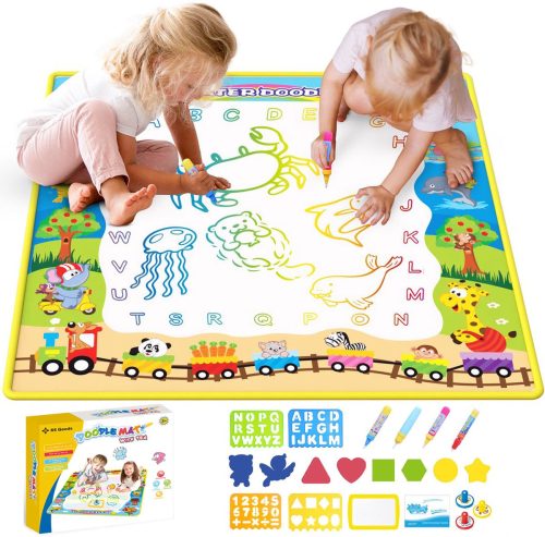 Water Tekenmat met 18 Accessoires review montessori zonder rommel