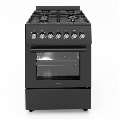 Wiggo WO-E606A(BB) review: gasfornuis met 66 liter oven, 4 pitten