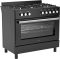 Wiggo WO-E906B(BB) review: 110 liter oven, vrijstaand gasfornuis