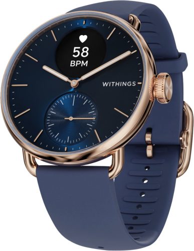 Withings ScanWatch 2 – 38mm – Hybride Smartwatch – Roségoud Blauw review: nauwkeurige hartmonitoring