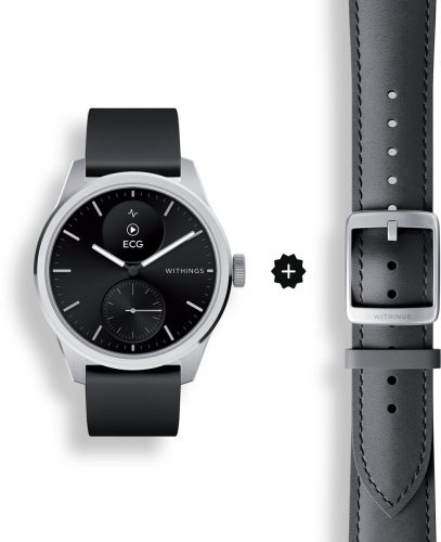 Withings ScanWatch 2 – 42mm – Hybride Smartwatch – Zwart Bundle review: nauwkeurige ECG