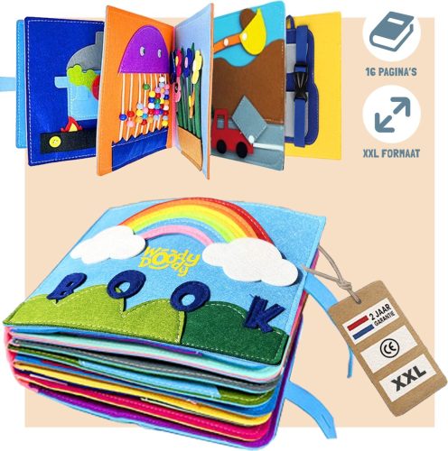 WoodyDoody Motoriek Leerboek xxl review montessori kloklezen