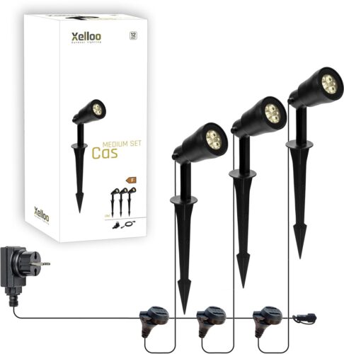 Xelloo® Cas Medium tuinverlichting set review: IP65, plug & play
