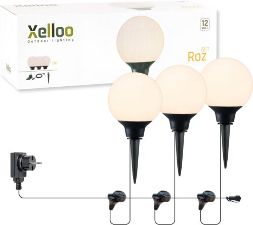 Xelloo® Roz tuinverlichting set test: warmwitte buitenlampen