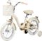 Yar Biky Meisjesfiets – 14 inch – Kinderfiets met Zijwielen & Stuurtas – Beige test – veilig leren fietsen