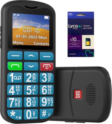 Yarvu ® – Easy – 4G Senioren Mobiele Telefoon review sos-noodknop