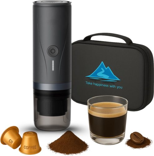 Yemtech® Draagbare Espresso Apparaat review snel espresso onderweg